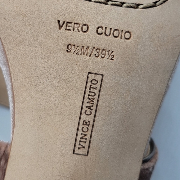 Vince Camuto Robeka Chunky High Heel sandal in blush 9.5 - Picture 9 of 13